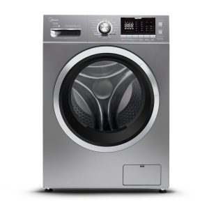 Lava e Seca Midea Lse10x1 Grafite Metálico 10,2kg Storm Wash Inverter Tambor 4d Porta Preta
