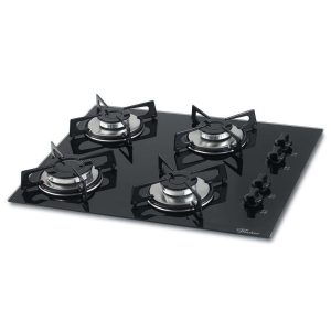 Cooktop 4 Bocas a Gás com Acendimento Superautomático Fischer Preto Bivolt