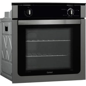 Forno de Embutir a Gás Consul COA84BR 78L - Prata 220V