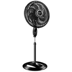 Ventilador de Coluna Mondial VTX-40C-8P-CR-E1 40cm Turbo 8 Pás Control 3 Velocidades 140W - Preto