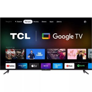 Google TV TCL 65" LED UHD 4K 65P735 HDR Bluetooth Google Assistant e Borda Fina