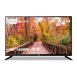 Smart TV LED 24 hq 2 hdmi 2 USB wi-fi Android 11 e Processador Quad Core