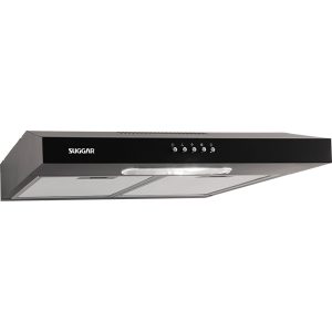 Depurador E Exaustor De Ar Suggar Slim 60cm 3 Velocidades Preto