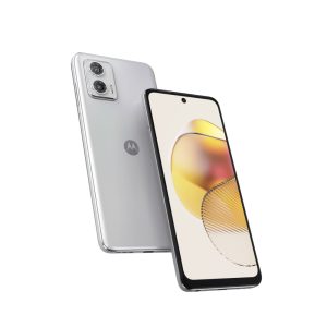 Smartphone Moto G73 5G Azul 128GB, 8GB ram, Tela de 6,5 fhd +, Câmera Dupla 50MP, Selfies 16MP, nfc, Som Estéreo Dolby Atmos, Octa-Core Branco