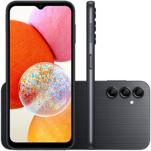 Smartphone Samsung Galaxy A14 6.6 Polegadas Octa Core 128GB 4GB Câmera Tripla Preto