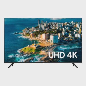 Smart TV Samsung 58 uhd 4K 58CU7700 2023, Processador Crystal 4K, Gaming Hub Tela sem Limites
