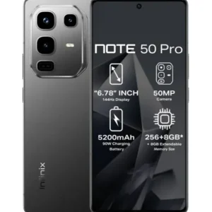 Smartphone Infinix Note 50 PRO 4g 256gb 16gb Ram preto LANÇAMENTO